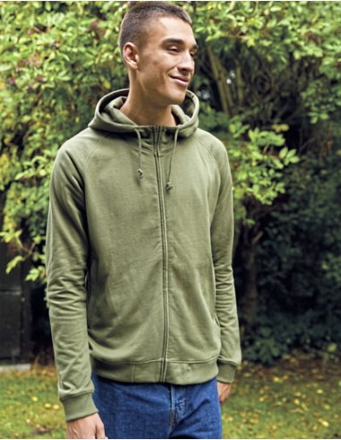 NEU-O63401-Unisex Hoodie With Hidden Zip